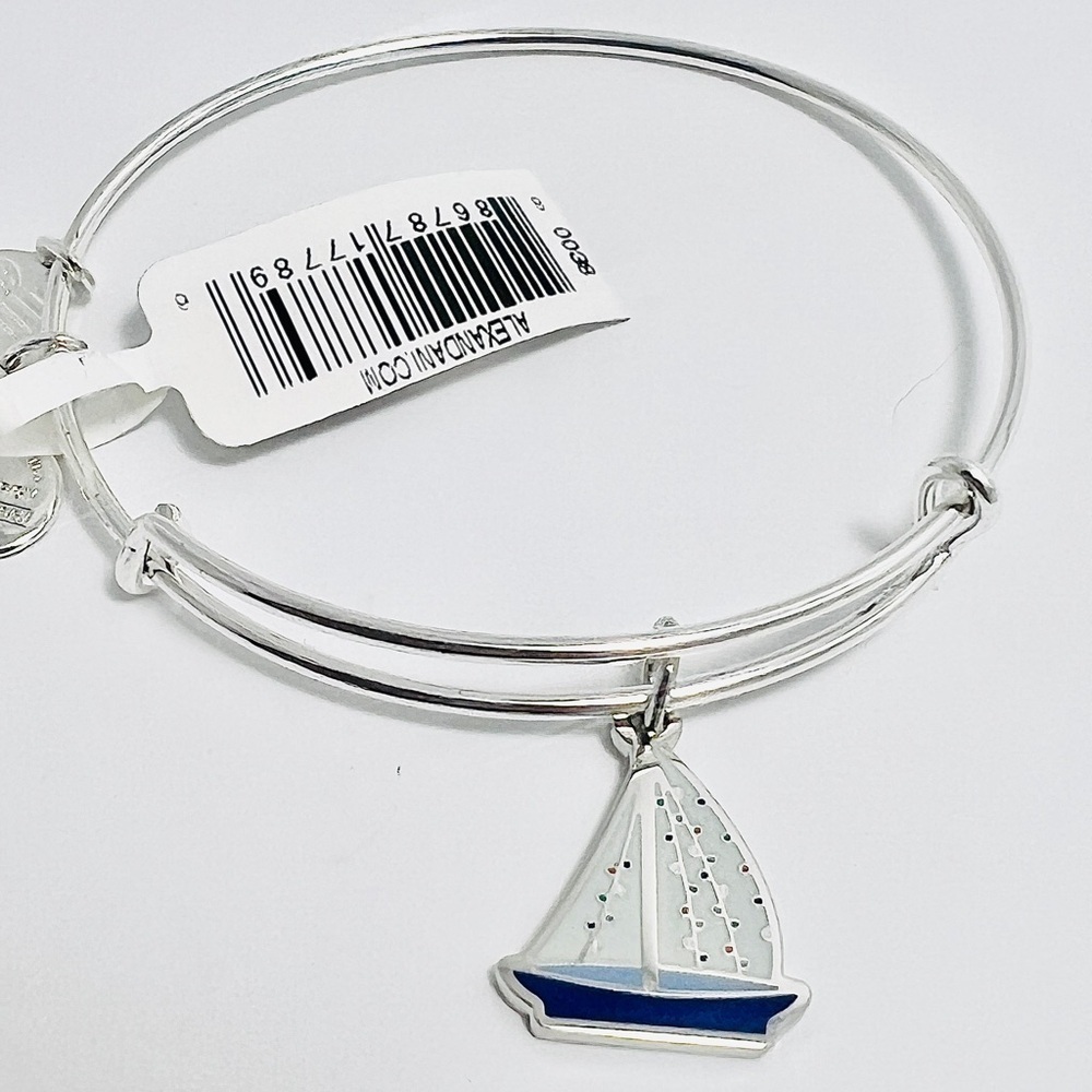 Alex and Ani Holiday Sailboat Expandable Bracelet
